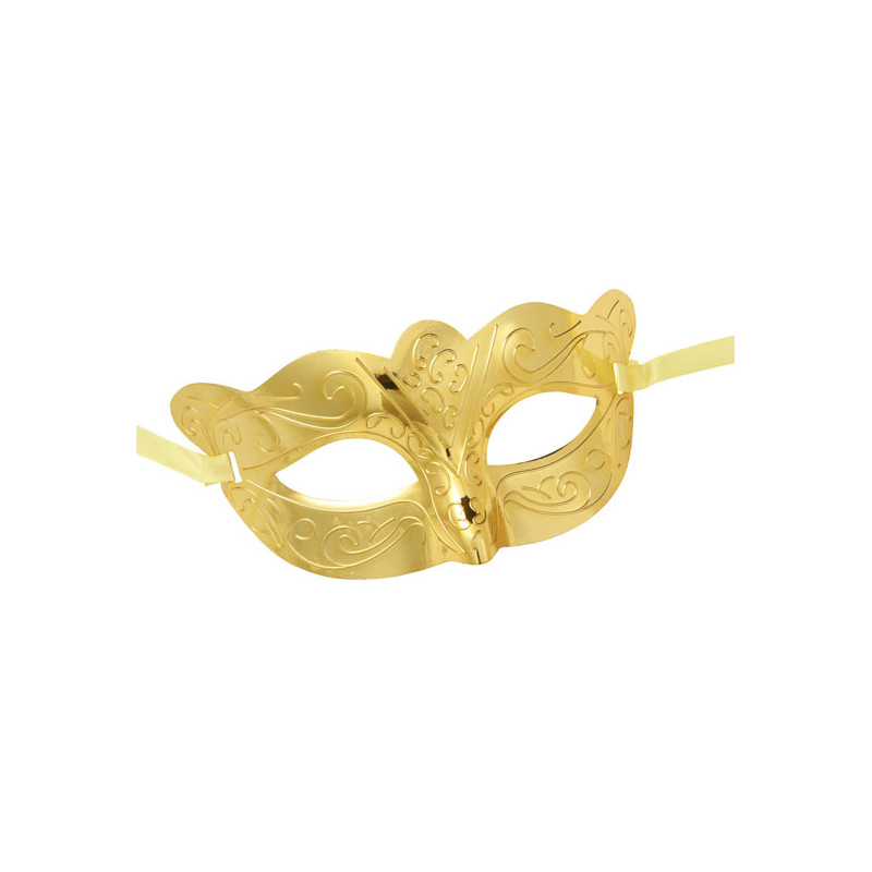 Zlatá guľová maska